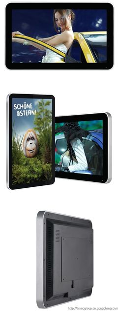 深圳銘薪壁掛網絡廣告機 融合wifi與3G，開啟數字標牌新紀元